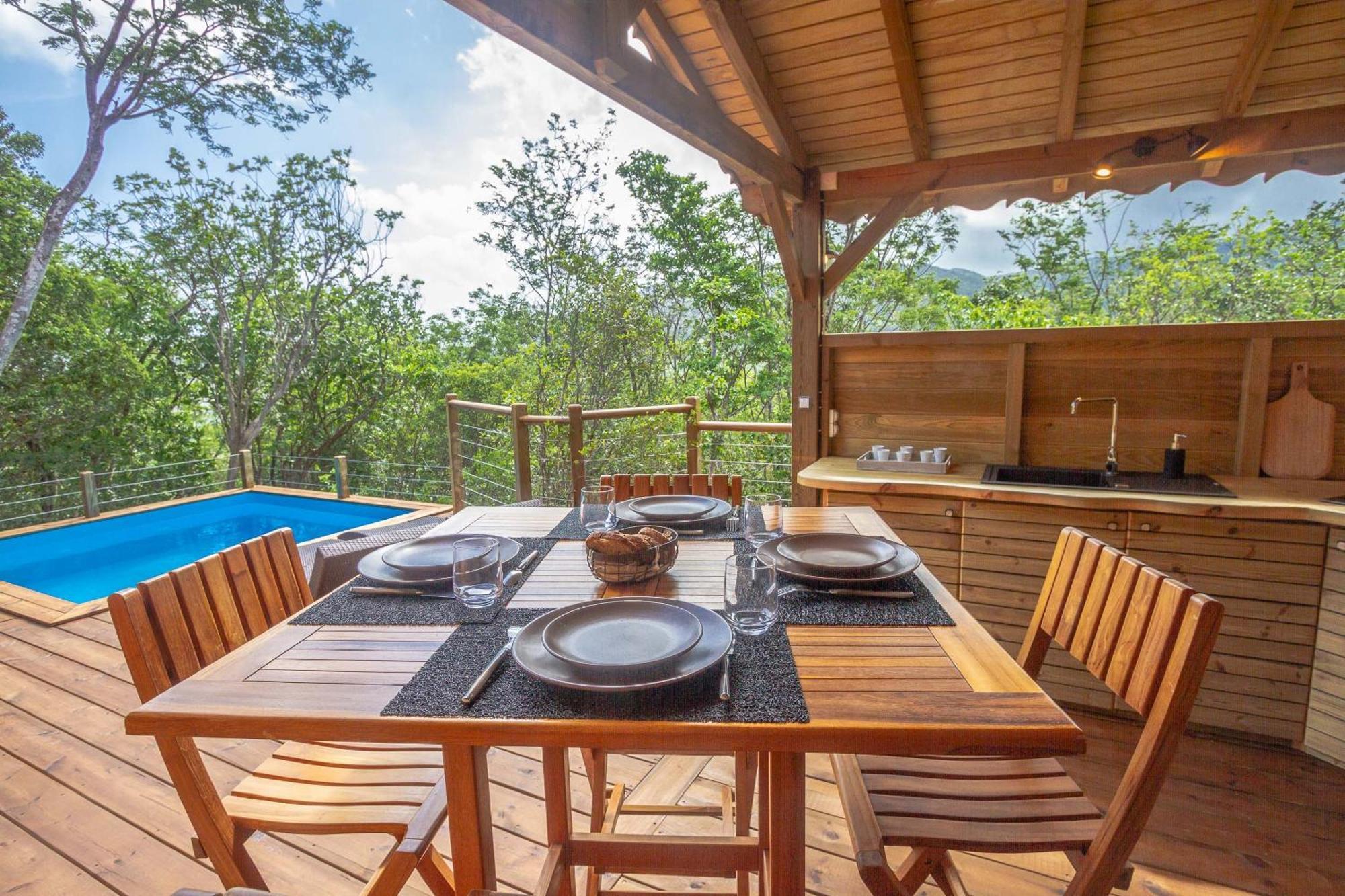 Au Jardin Des Colibris Ecolodge&Spa Десе Екстер'єр фото